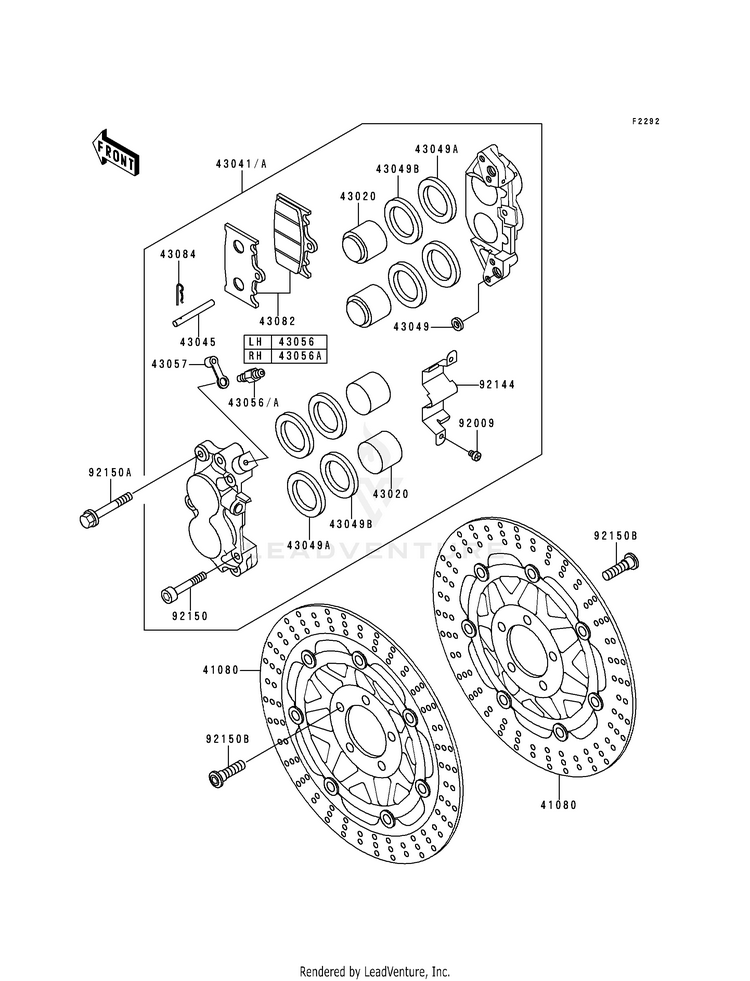 Front Brake Schematic