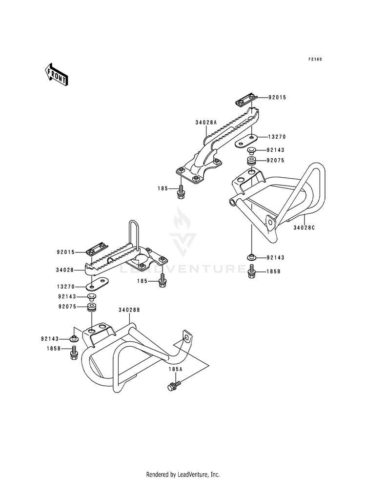 Footrests Schematic