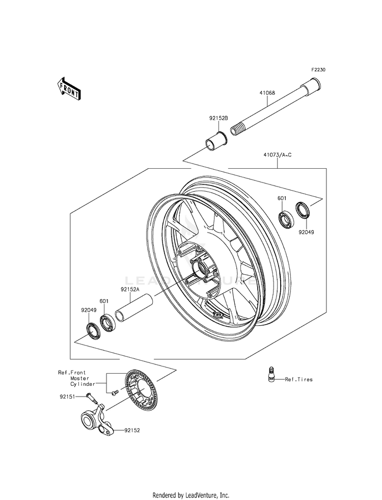 Front Wheel Schematic