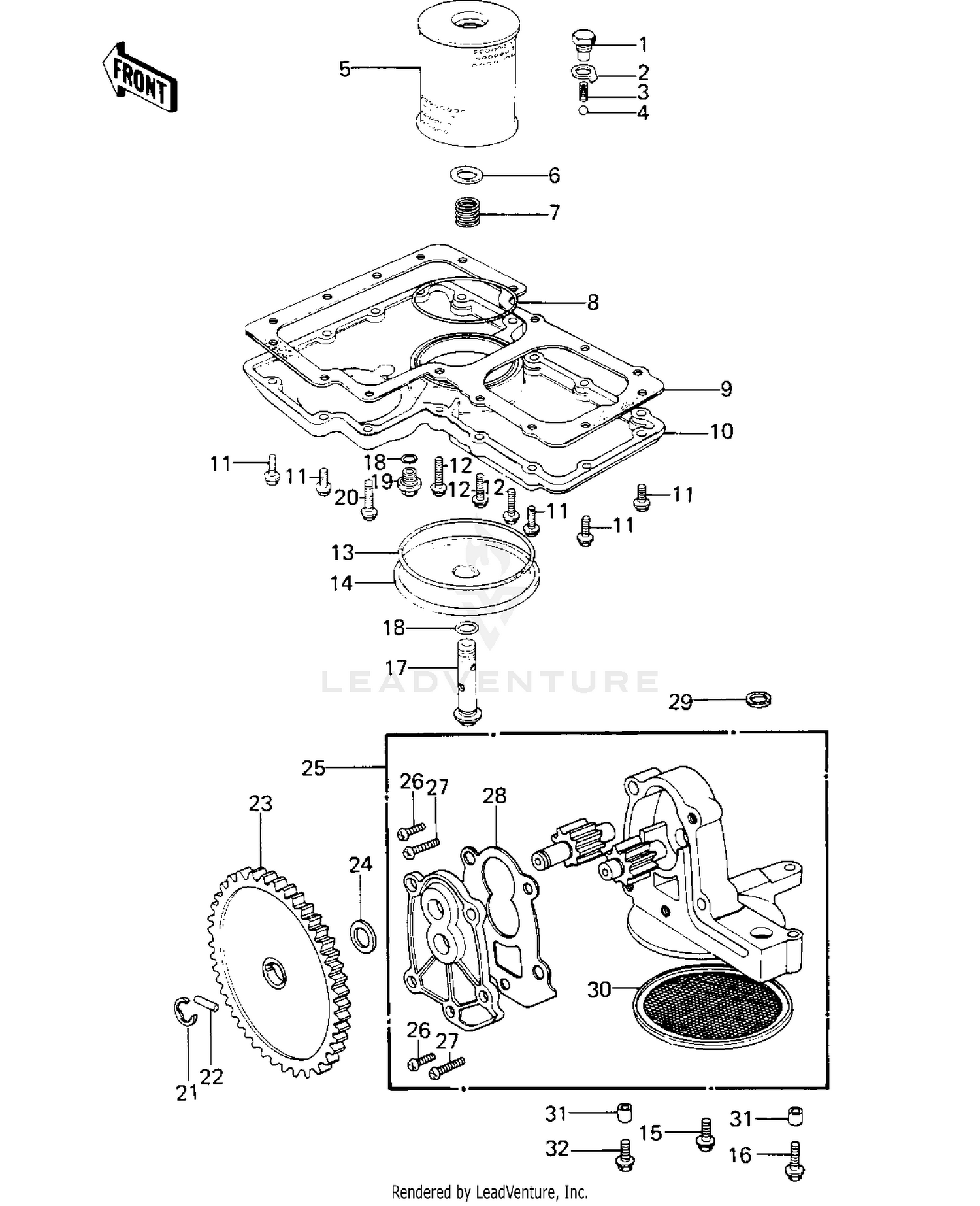 OIL PUMP/OIL FILTER/OIL PAN
