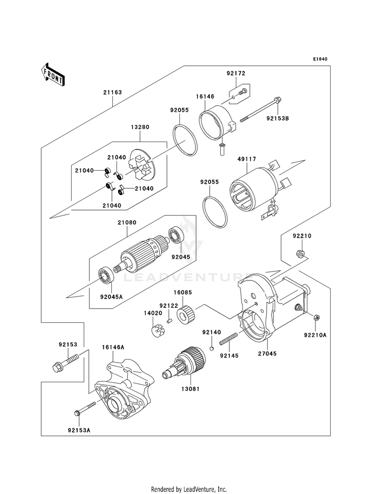 Starter Motor Schematic