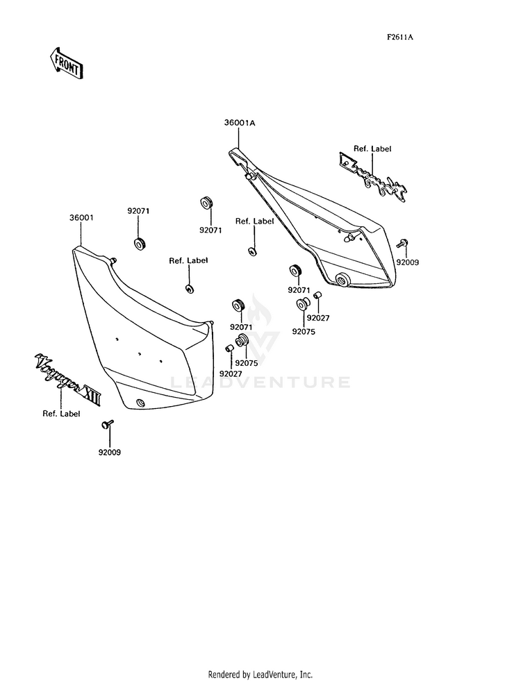 Side Covers (Zg1200-B8/B9) Schematic