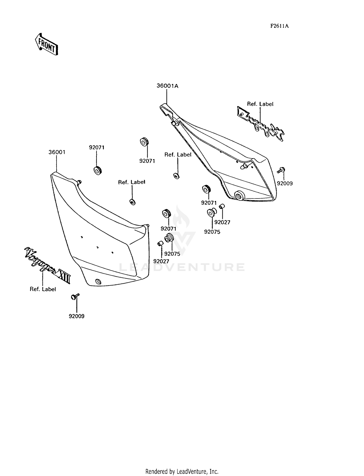 SIDE COVERS (ZG1200-B8/B9)