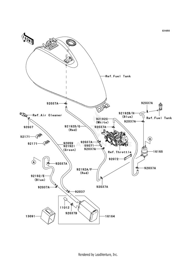 Fuel Evaporative System (Ca) Schematic