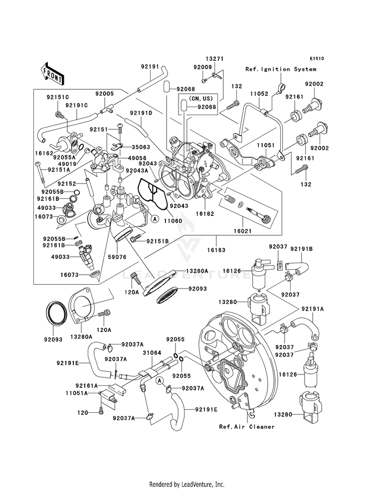 Throttle VN1600B8F Vulcan 1600 Mean Streak (2008) Schematic