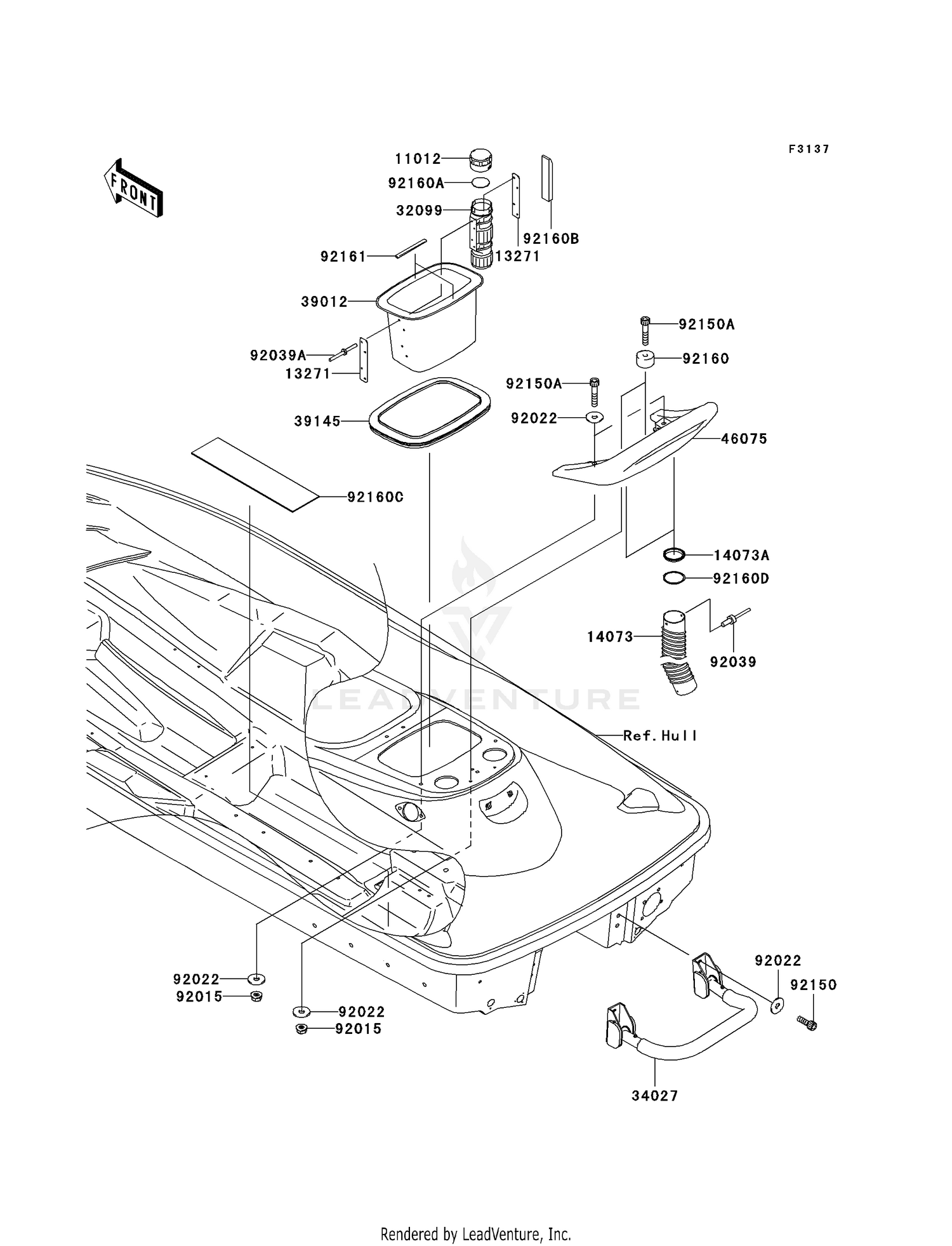 HULL REAR FITTINGS