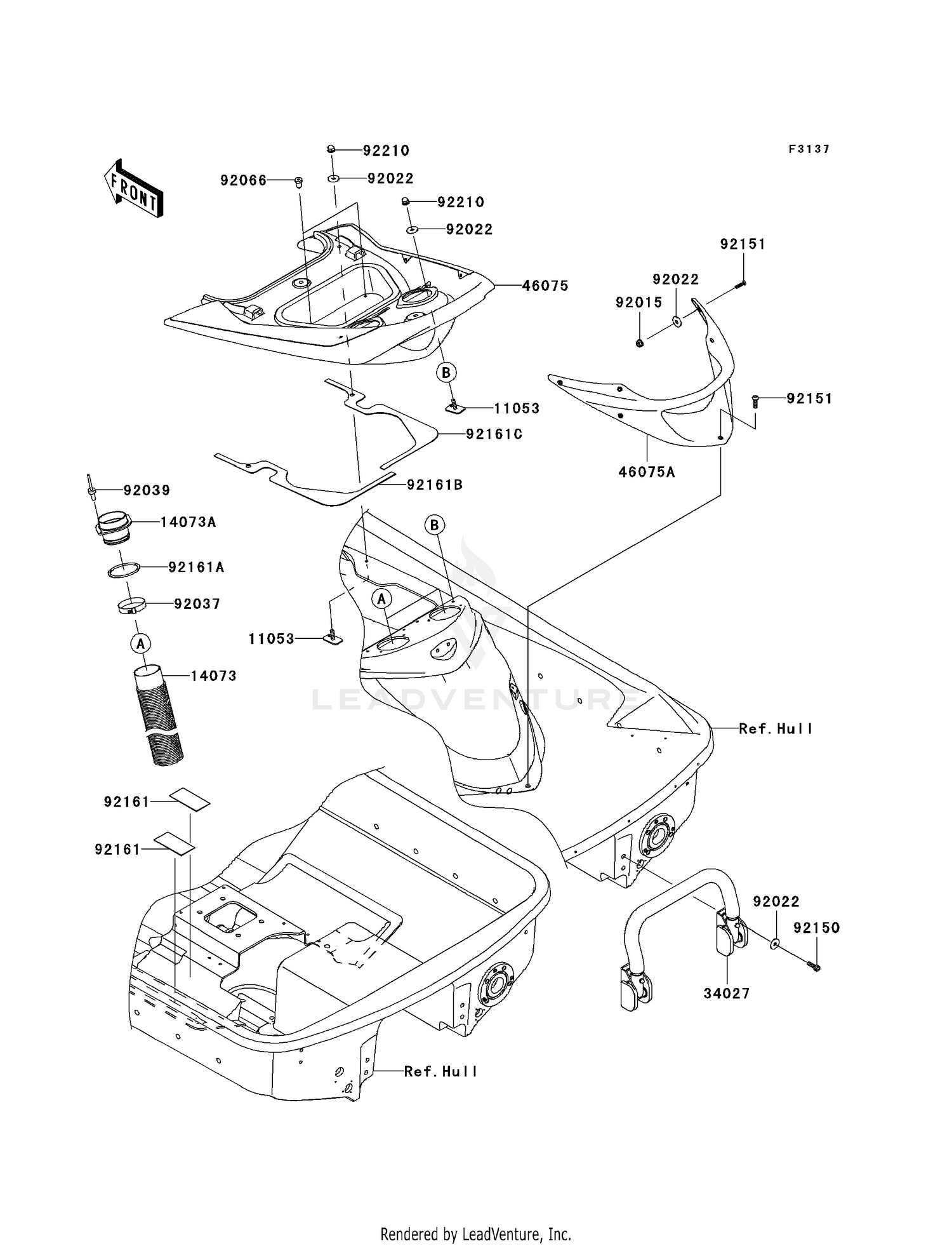 HULL REAR FITTINGS