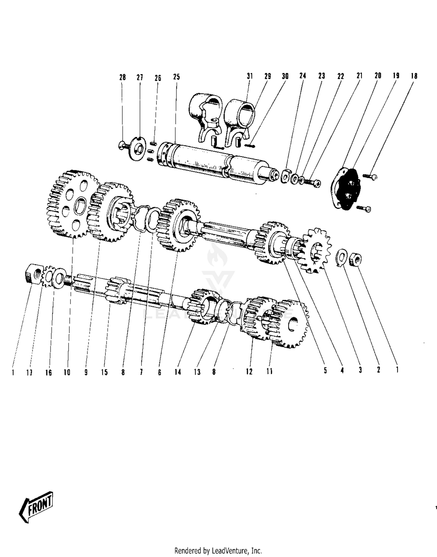 TRANSMISSION/CHANGE DRUM