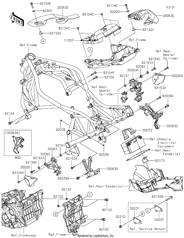 Frame Fittings Schematic