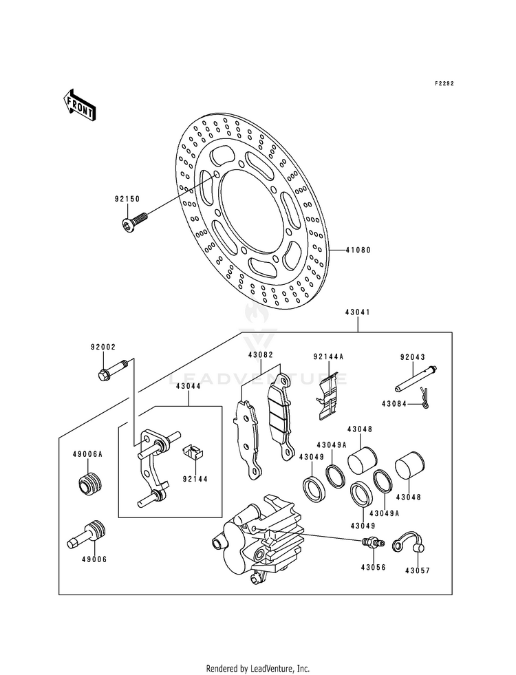 Front Brake Schematic