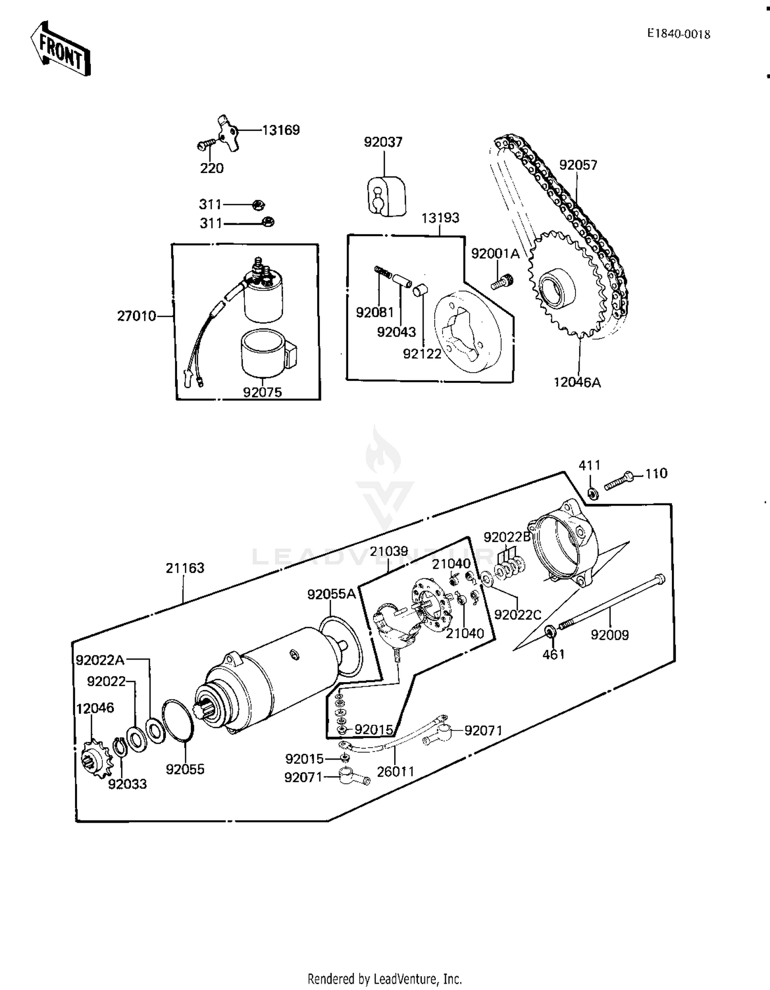 STARTER MOTOR/STARTER CLUTCH