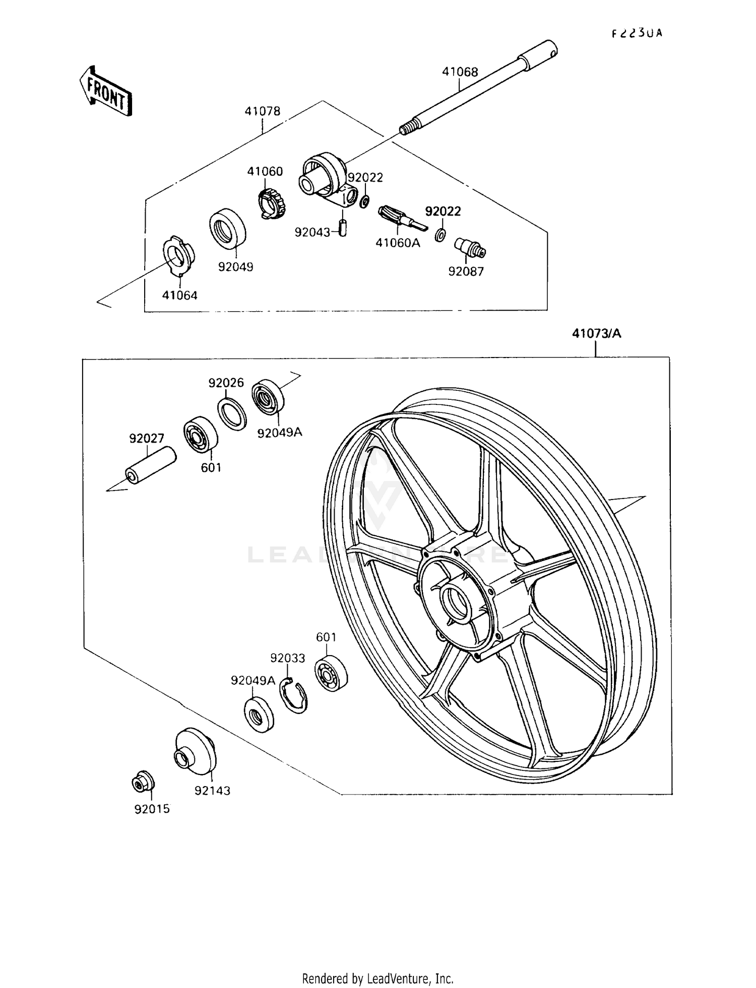 FRONT HUB (JA001441&NAMI)