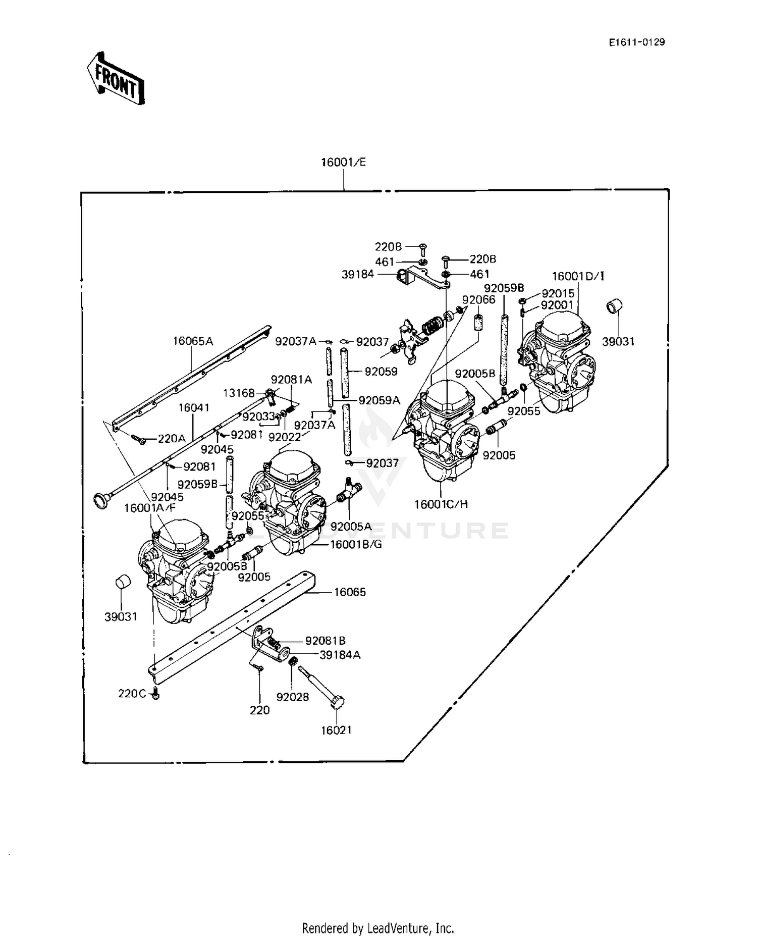 CARBURETOR ASSY (KZ1000-R2)