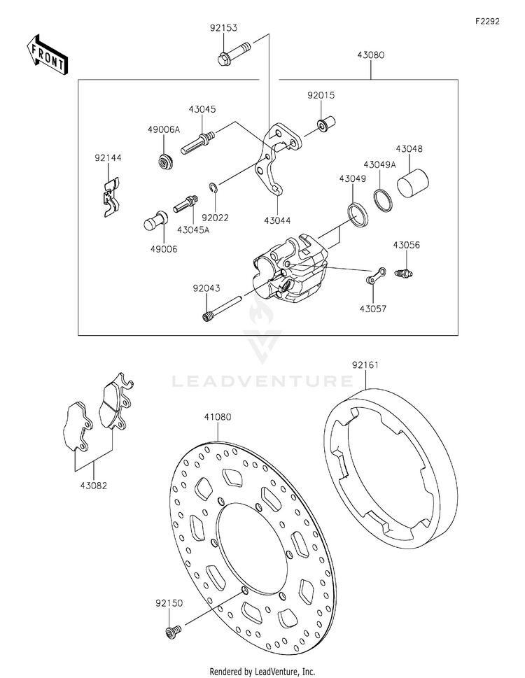 Front Brake Schematic