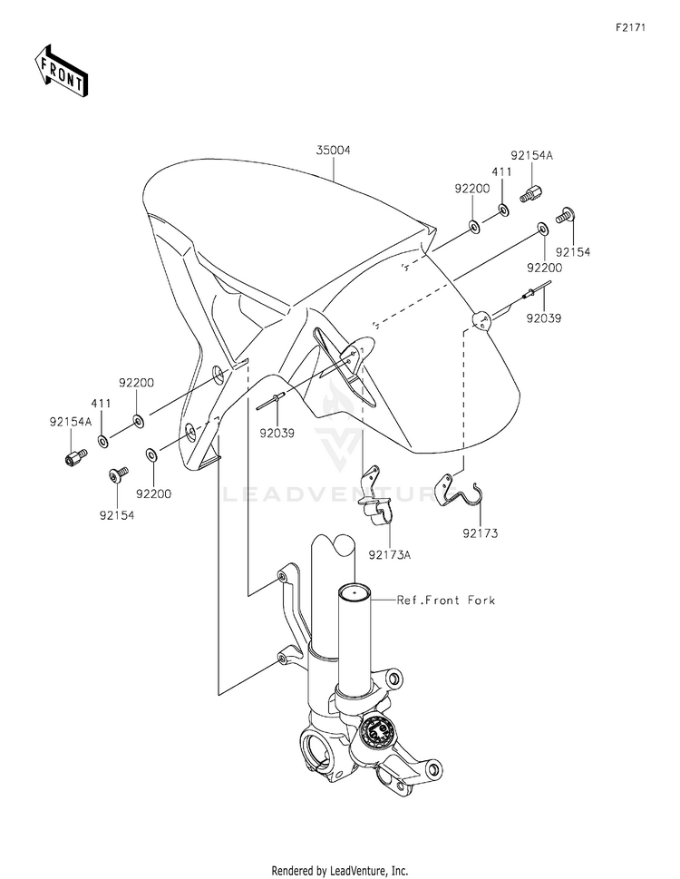 Front Fender(S) Schematic