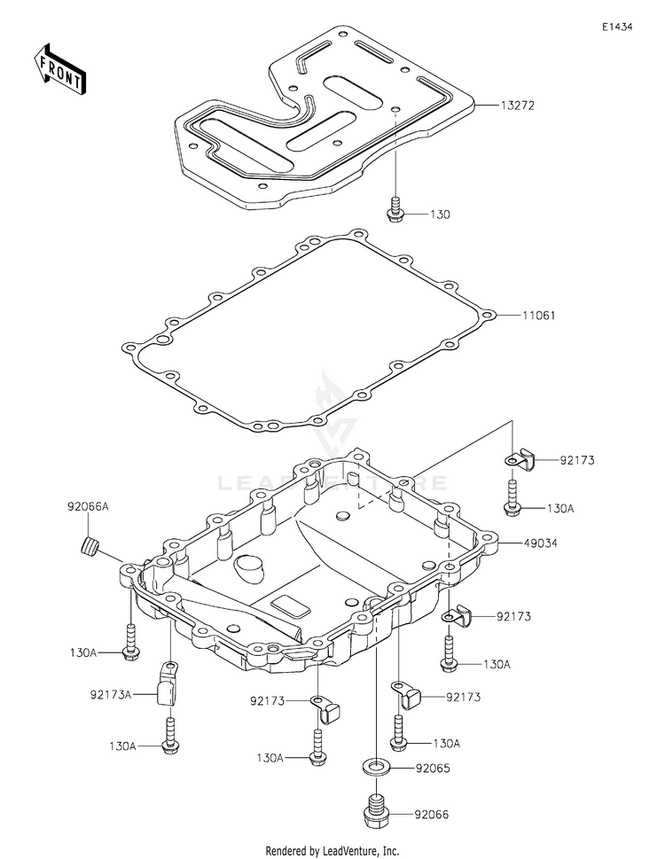Oil Pan Schematic