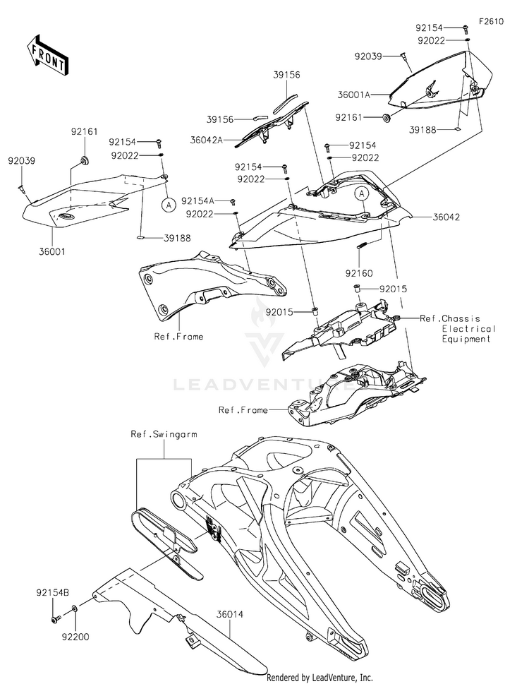 Side Covers/Chain Cover Schematic