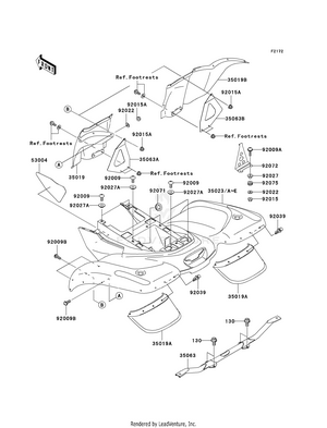 Rear Fender(s) Schematic