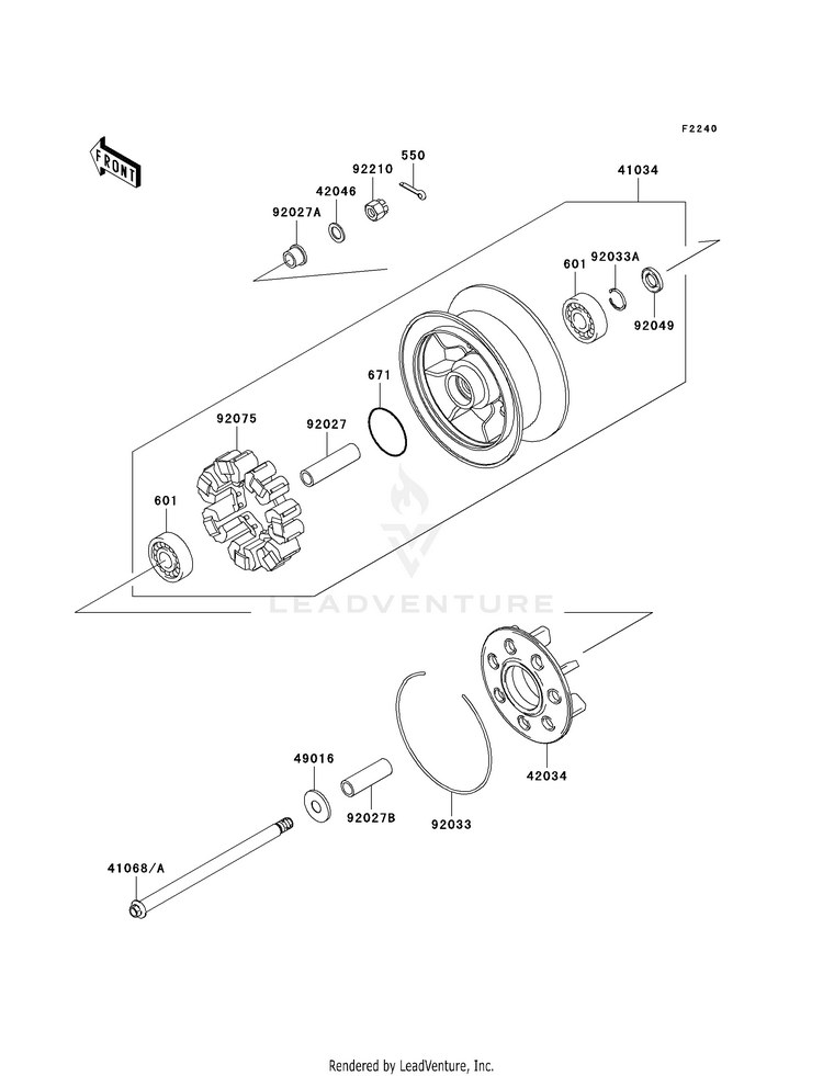 Rear Wheel/Chain Schematic