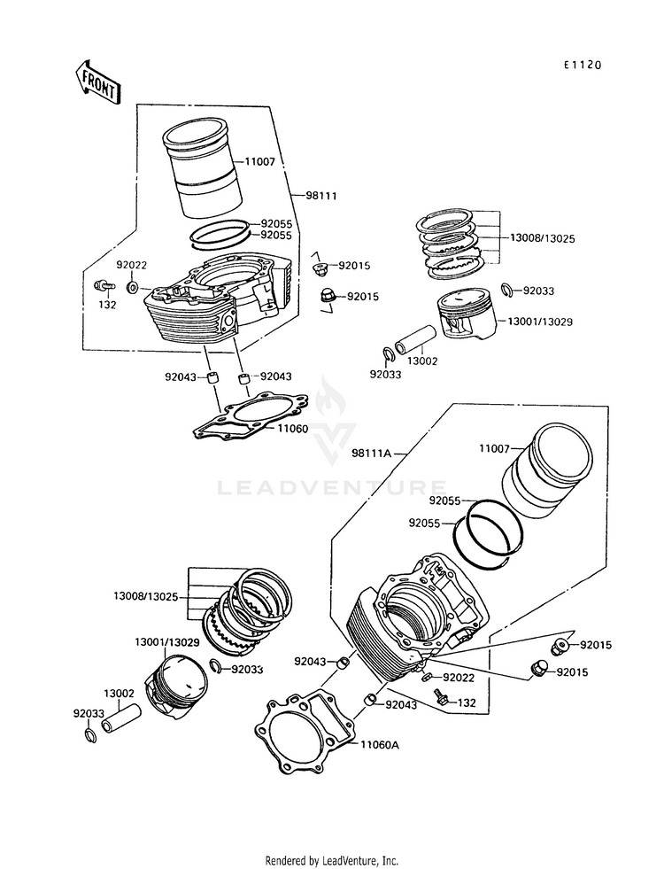 Cylinder/Piston(S) Schematic