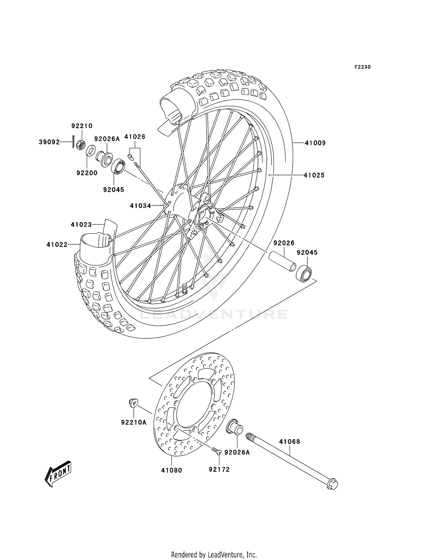 FRONT HUB