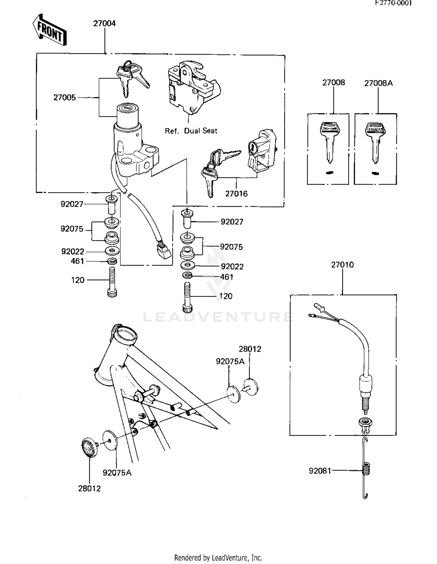 IGNITION SWITCH/LOCKS/REFLECTORS