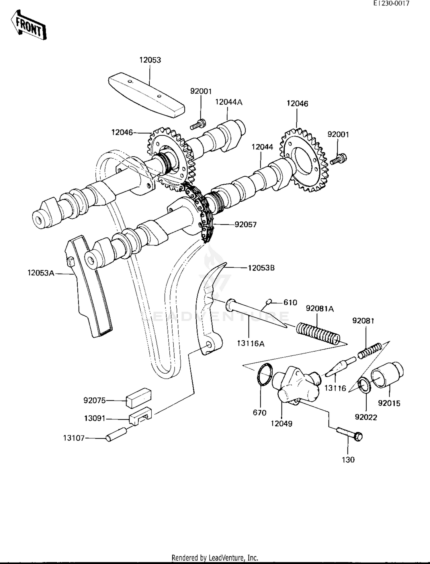 CAMSHAFTS/CHAIN/TENSIONER