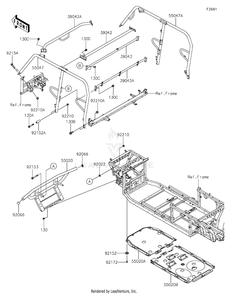 Guards/Cab Frame Schematic