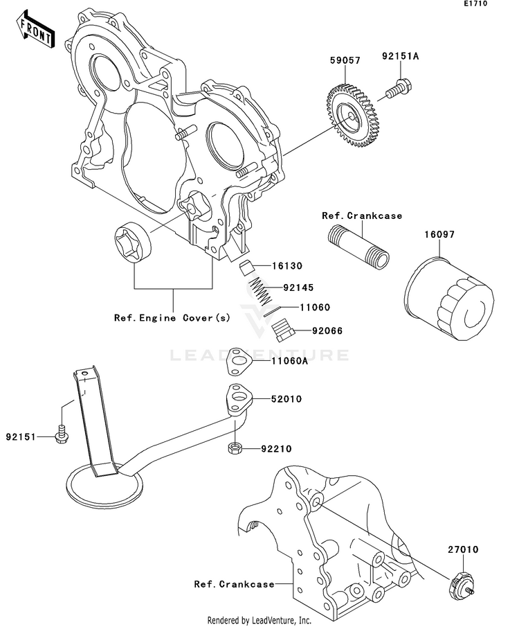 Oil Pump/Oil Filter Schematic