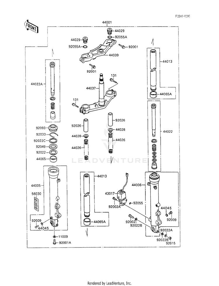 Front Fork Schematic