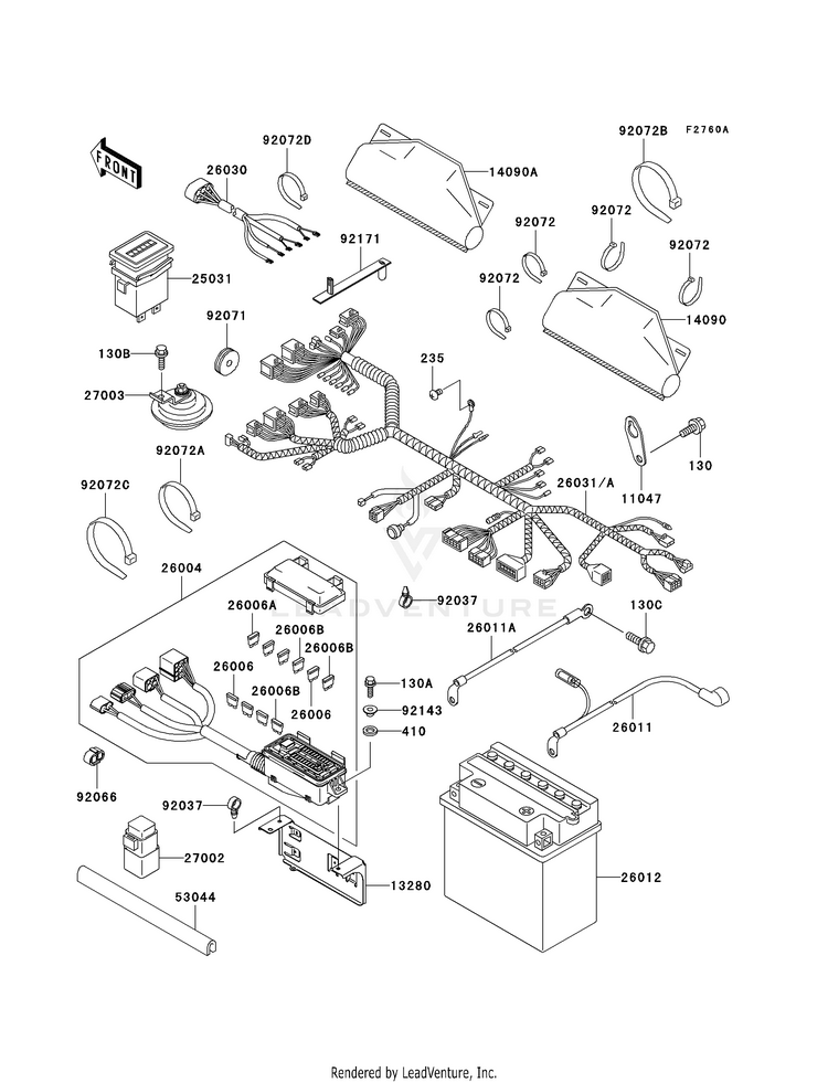 Chassis Electrical Equipment (H2/H3) Schematic