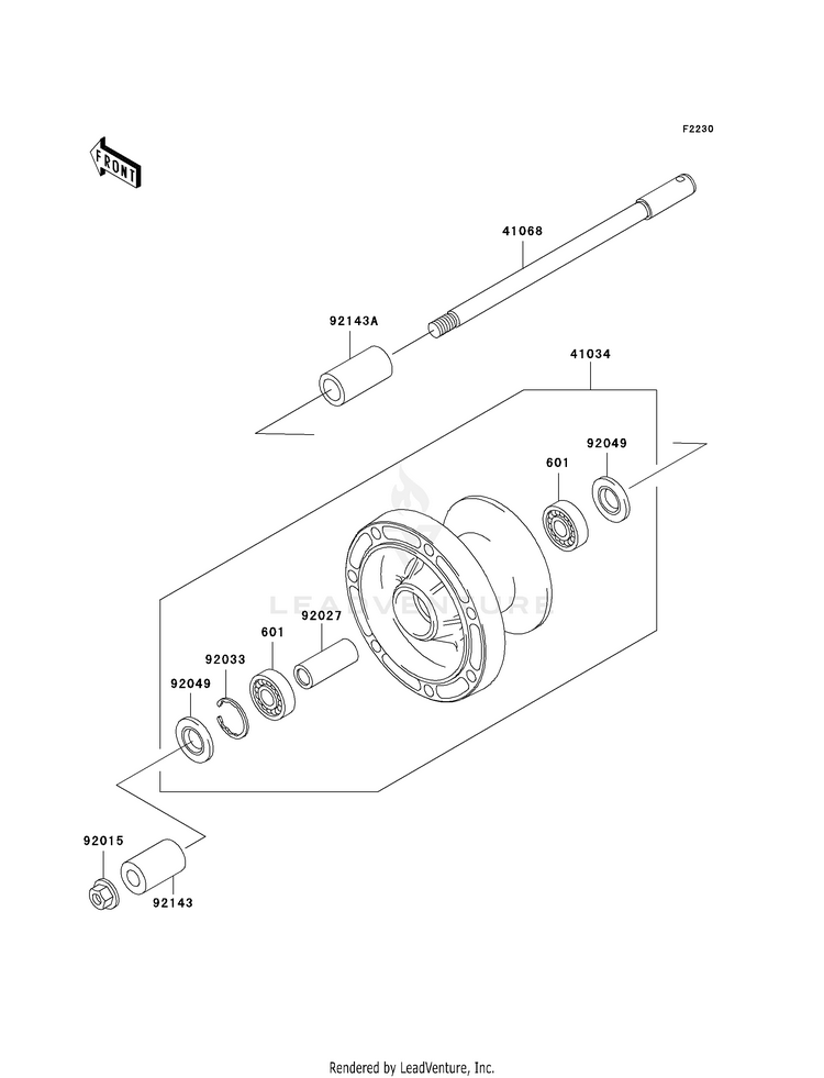 Front Wheel Schematic