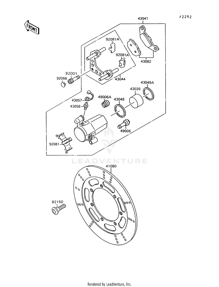 Front Brake Schematic