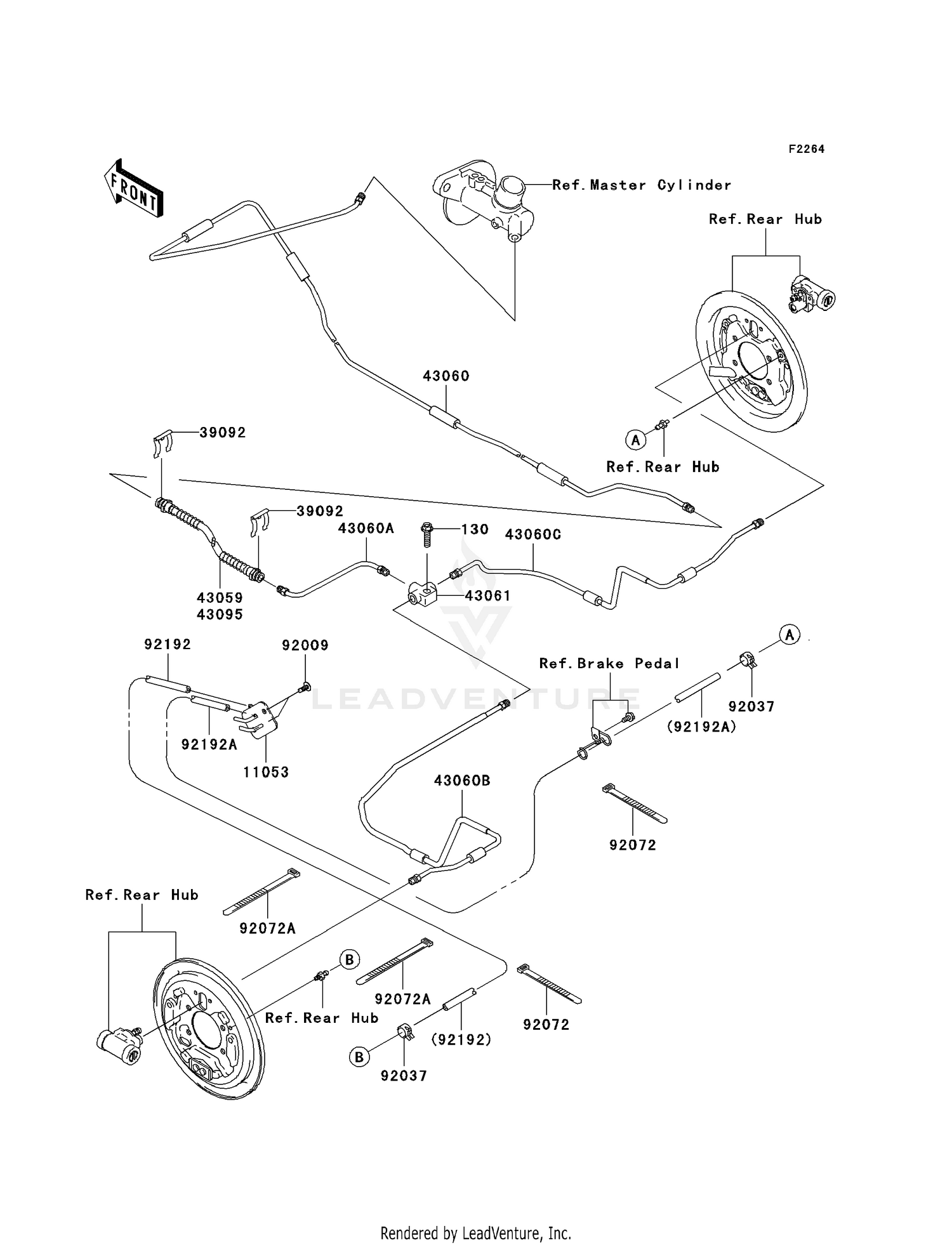 REAR BRAKE PIPING