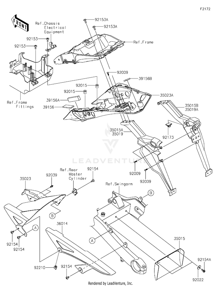 Rear Fender(S) Schematic