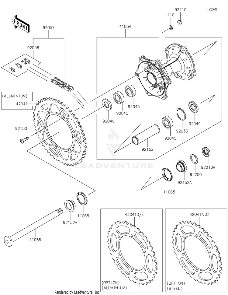 Rear Hub Schematic