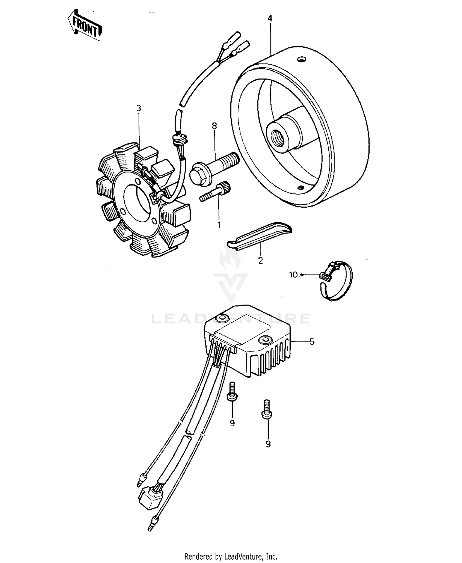 GENERATOR/REGULATOR ('80 D1)