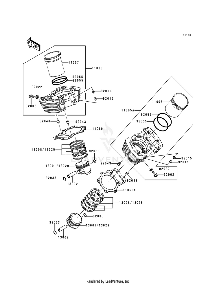 Cylinder/Piston(S) Schematic