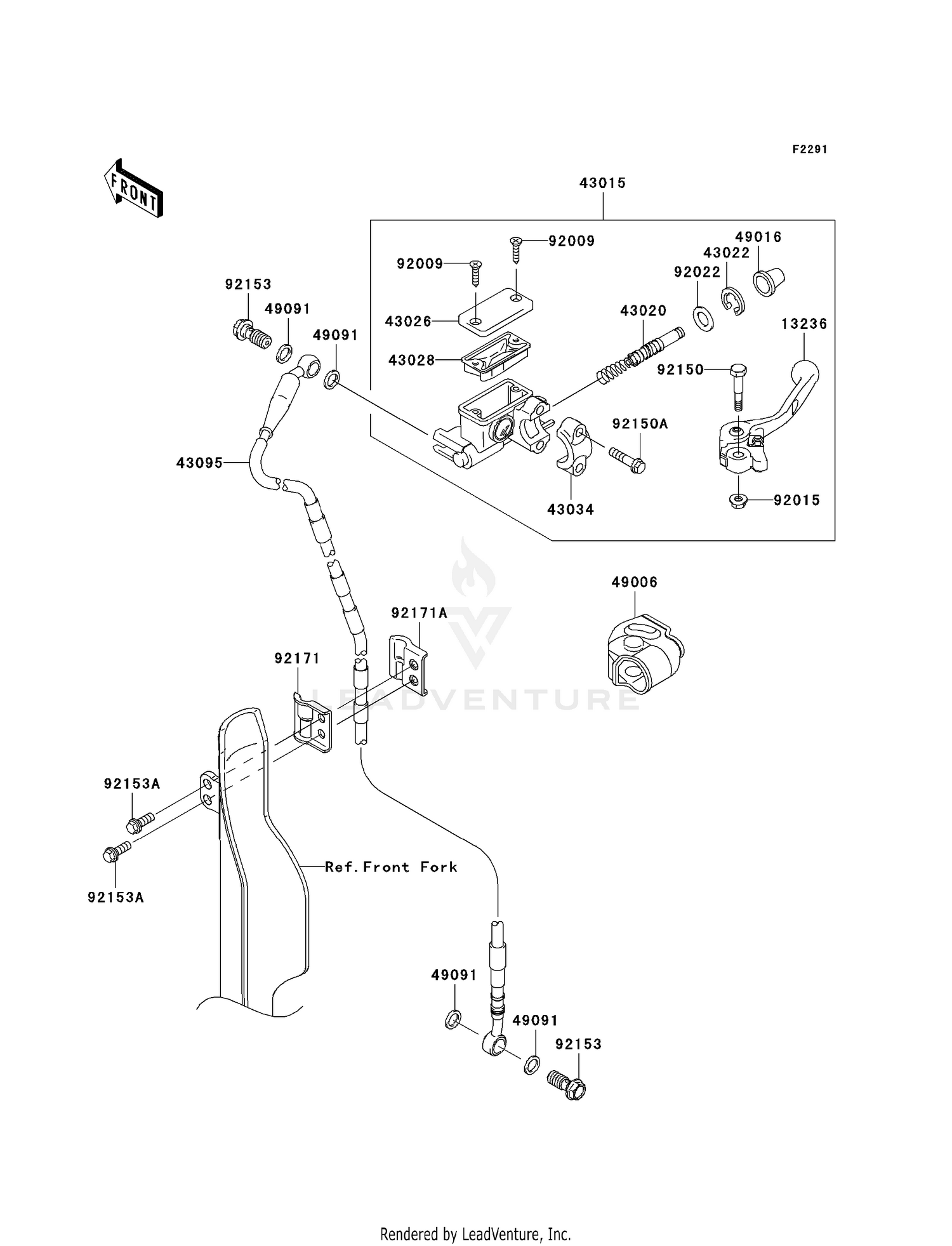 FRONT MASTER CYLINDER