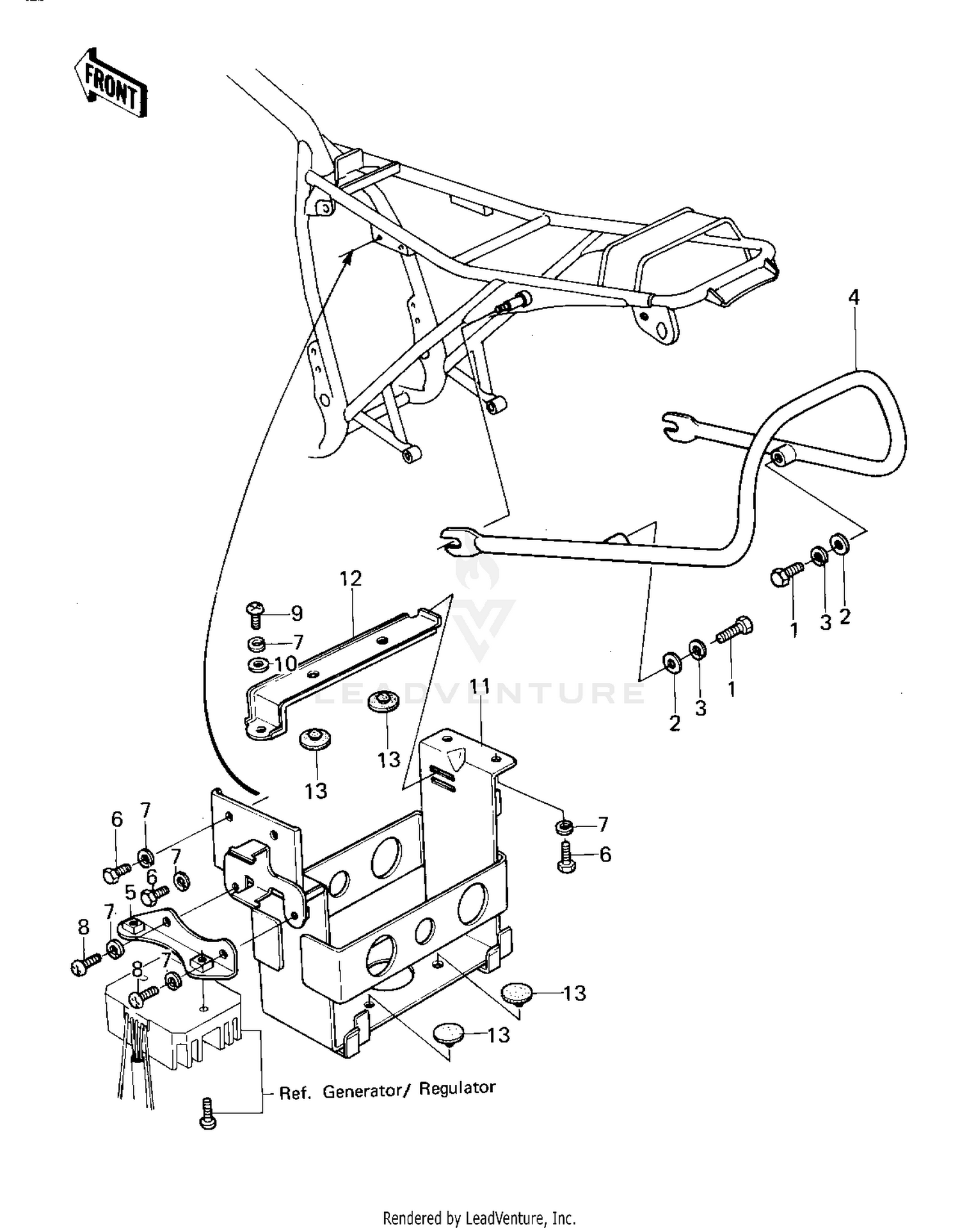 BATTERY CASE ('80 A1)