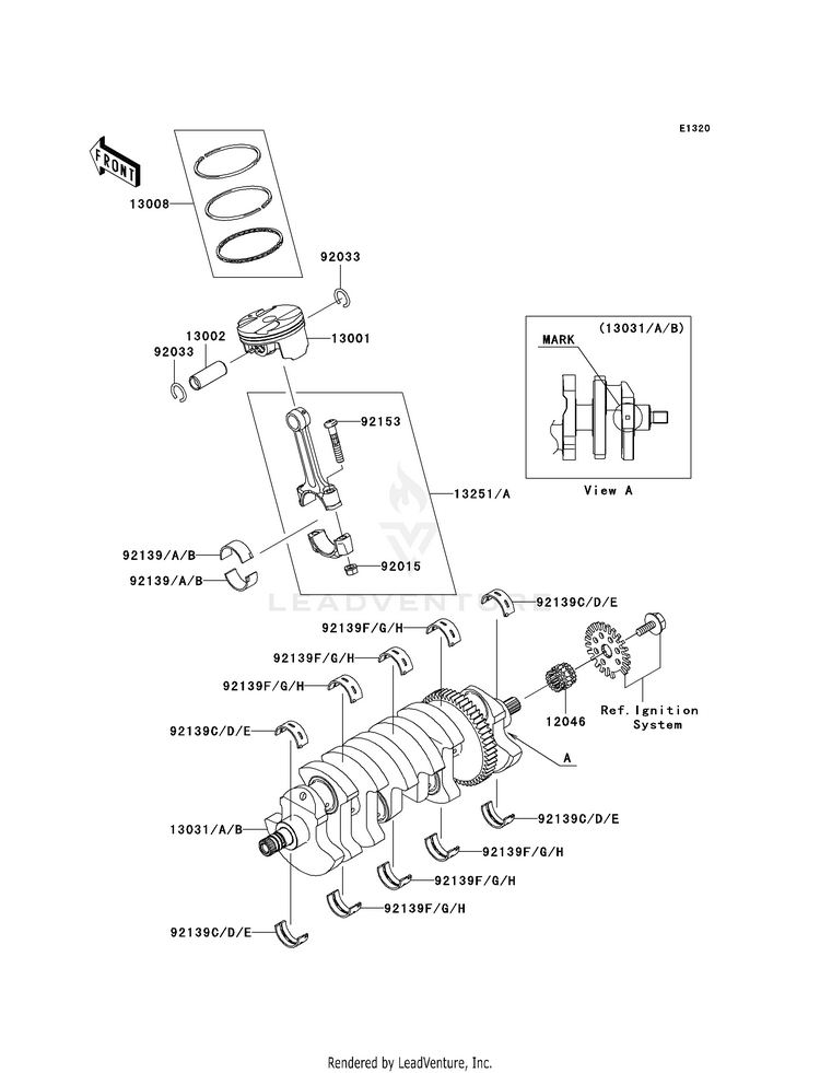 Crankshaft/Piston(S) Schematic