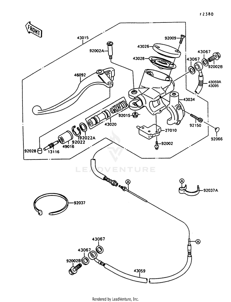 Clutch Master Cylinder Schematic