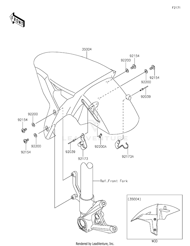 Front Fender(S) Schematic
