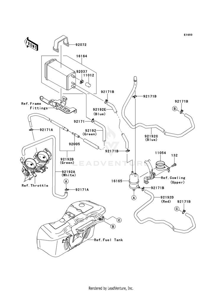 Fuel Evaporative System (Ca) Schematic
