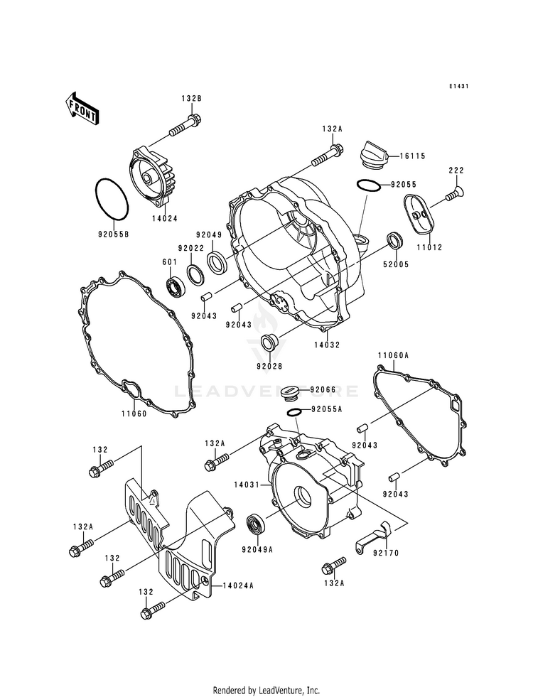 Engine Cover(S) Schematic