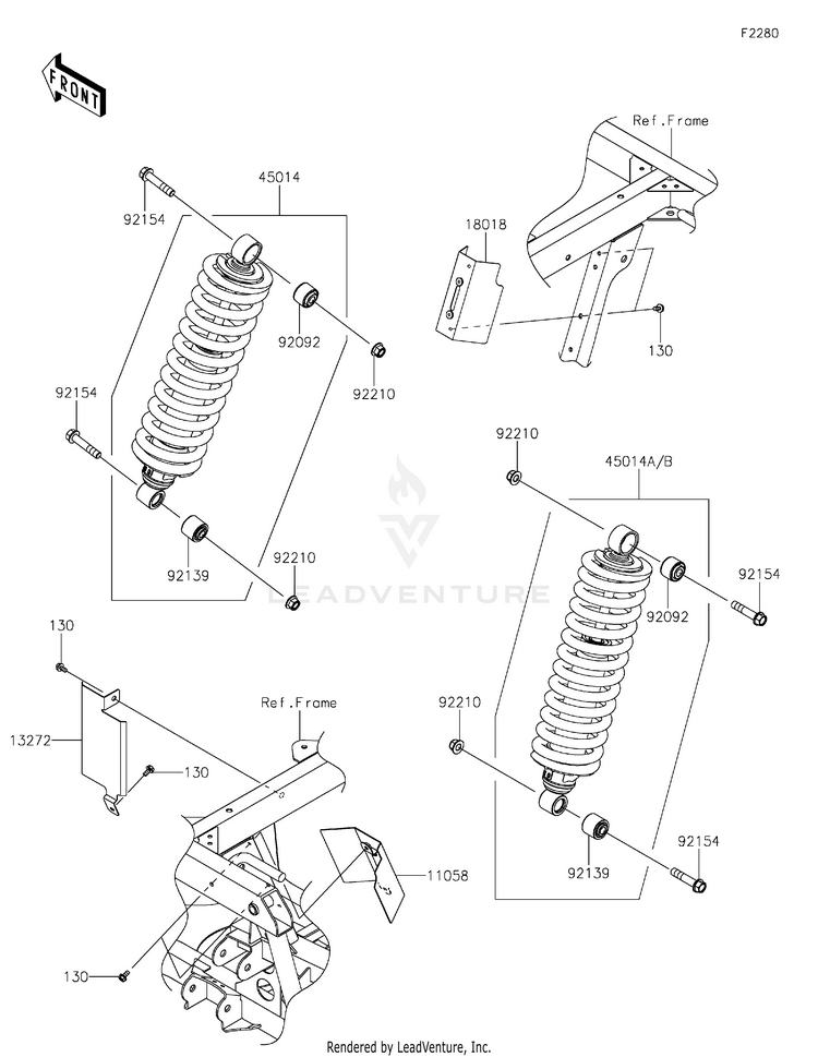 Shock Absorber(S) Schematic