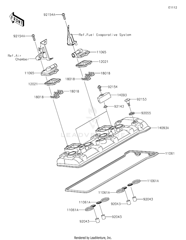 Cylinder Head Cover Schematic