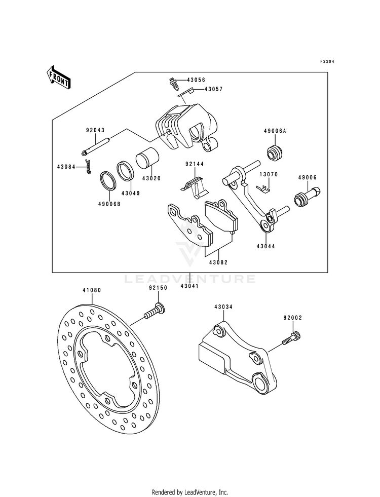 Rear Brake Schematic