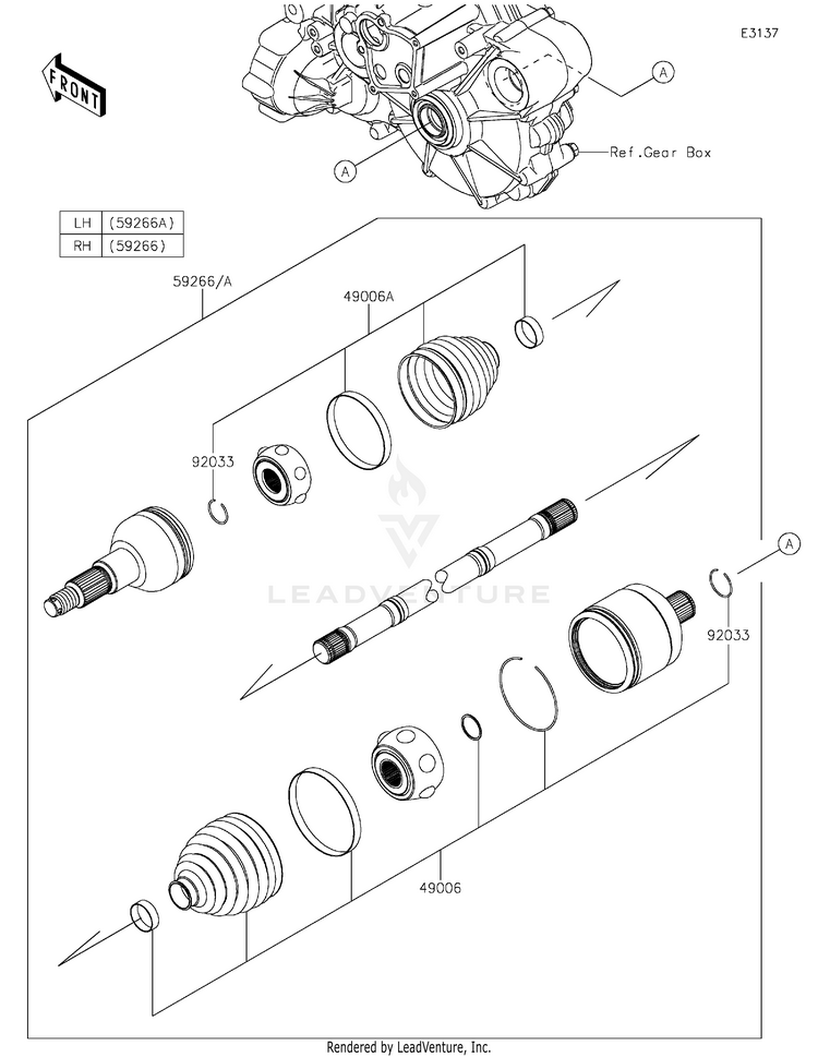 Drive Shaft-Rear Schematic