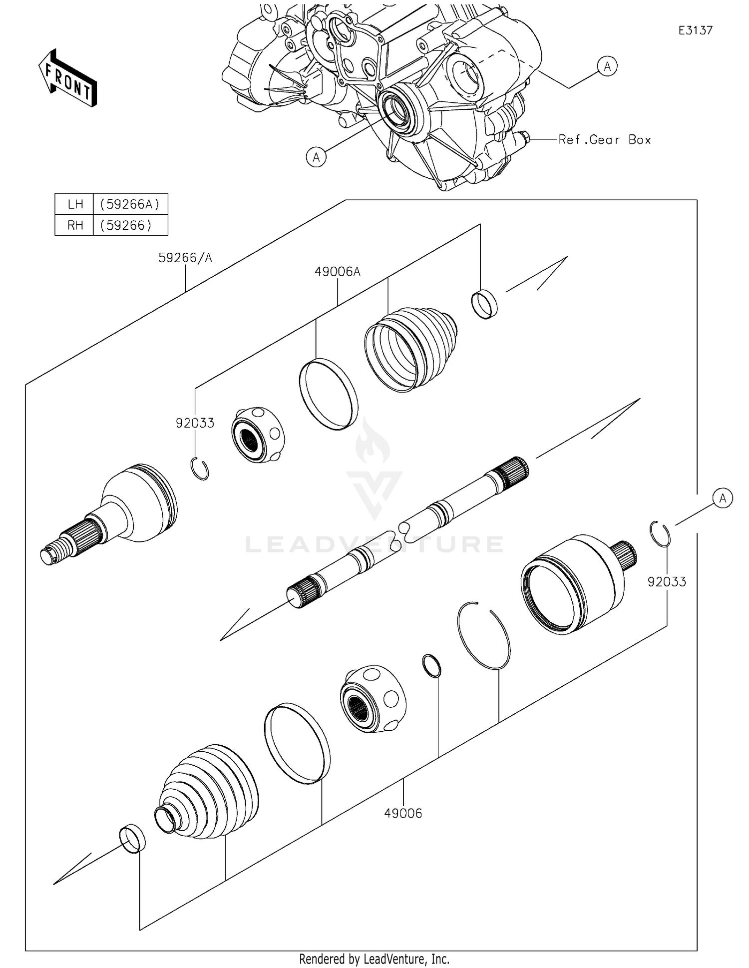 Drive Shaft-Rear